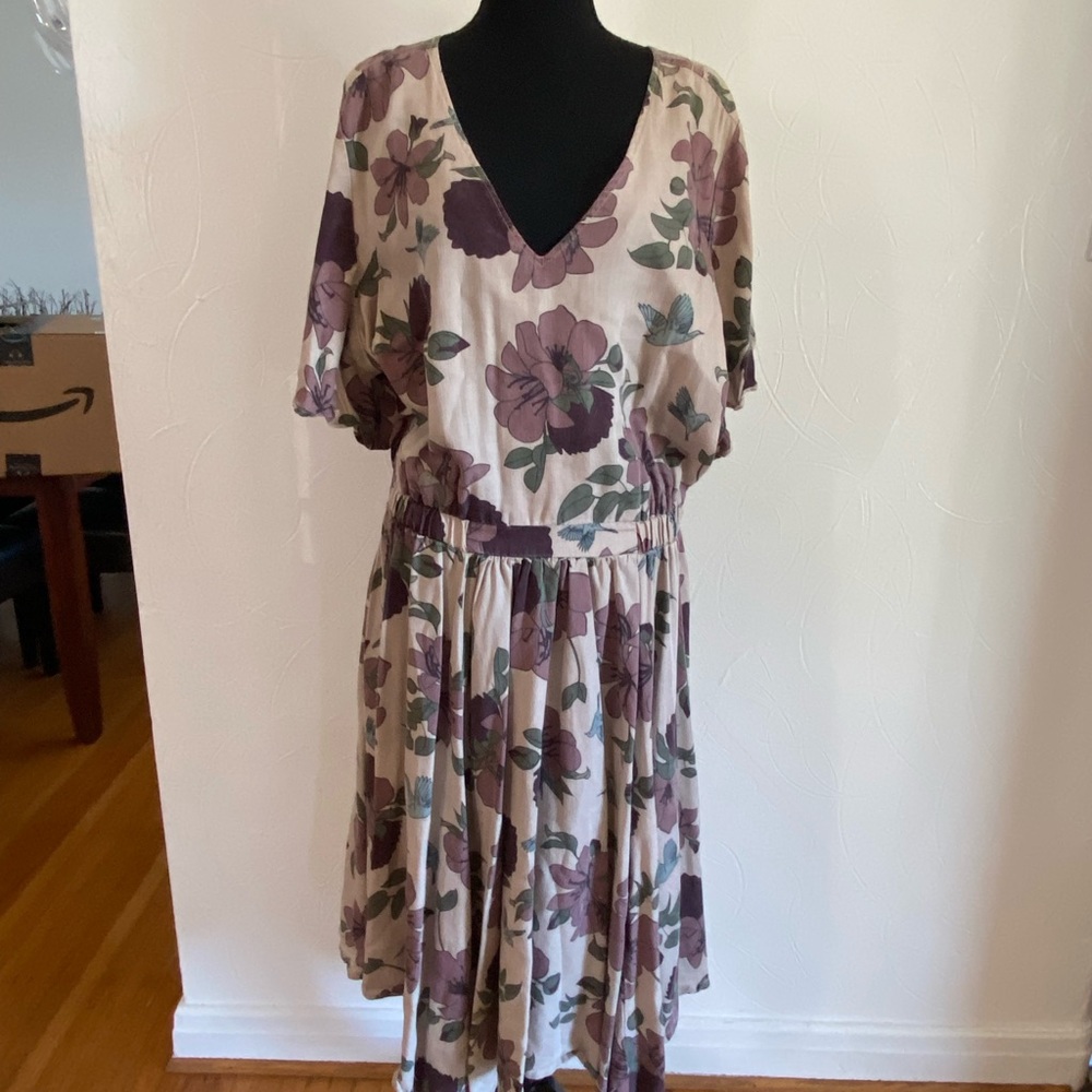 Rawan Comfortable Flower Print Dress
